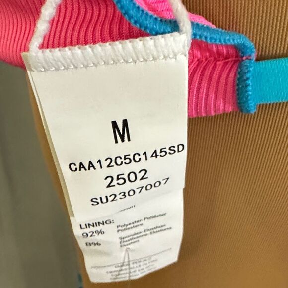 CUPSHE Pink and Blue Ruffle Bikini Set - Picture 5 of 15